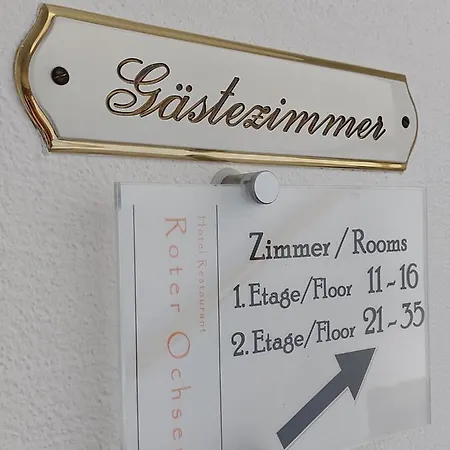 호텔 Hotel-restaurant Roter Ochsen 3*